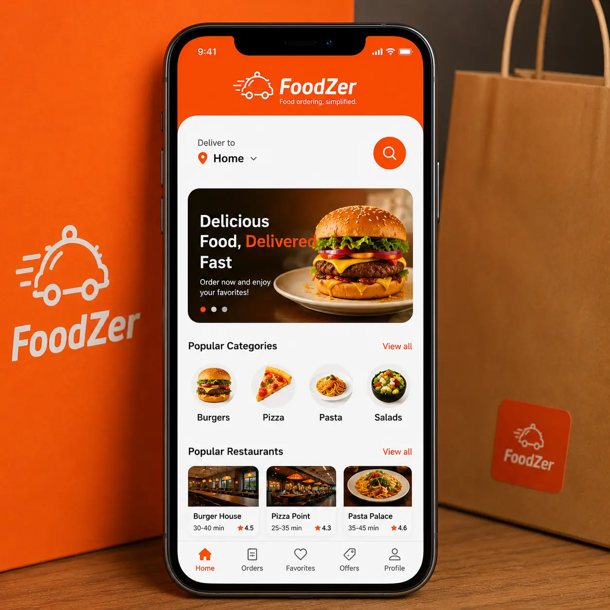 Foodzer App Showcase